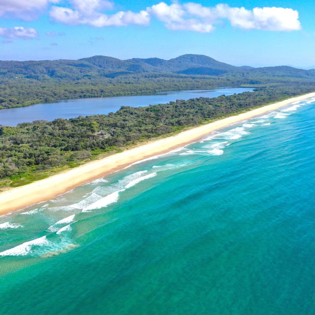 Aerial view of Stuarts Point